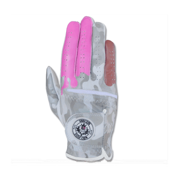 Shocker Camo Funny Golf Glove - Gray Camo