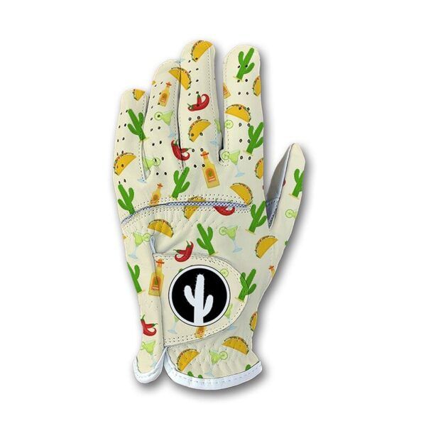 Tacos and tequila golf glove - cream - main