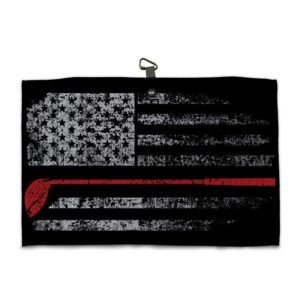 USA Golf Flag Golf Towel - Microfiber Magnetic Towel