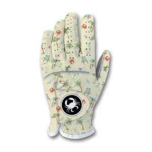 Beaches and Booze Golf Glove - Cream - Main