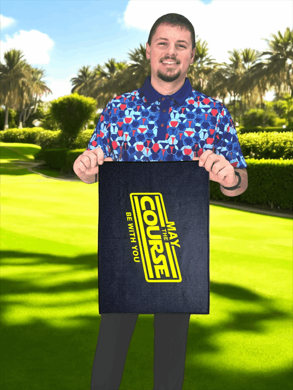 May the 4th Dark Microfiber Golf Towel - Image 6
