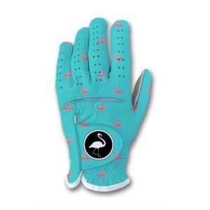 Flamingo Golf Glove - Teal - Main