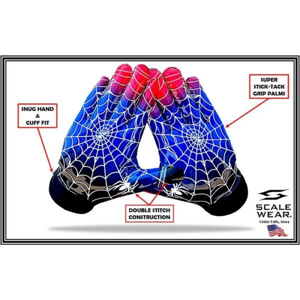 Spider football receiver gloves - image 3