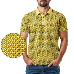 Swinger Pineapple Polo Shirt - Golf Polo Shirts - In Use