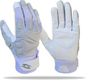 Stealth-White-Lineman-Football-Gloves-White-Main-Image
